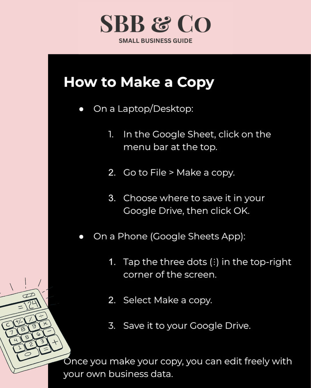 SMALL BUSINESS STARTER BUNDLE